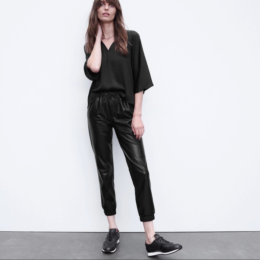 The Reset Vegan Leather Jogger